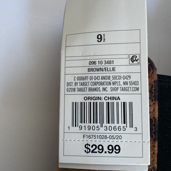 New With Tagns Animal Print Ankle boots size 9.5 - Picture 14 of 14